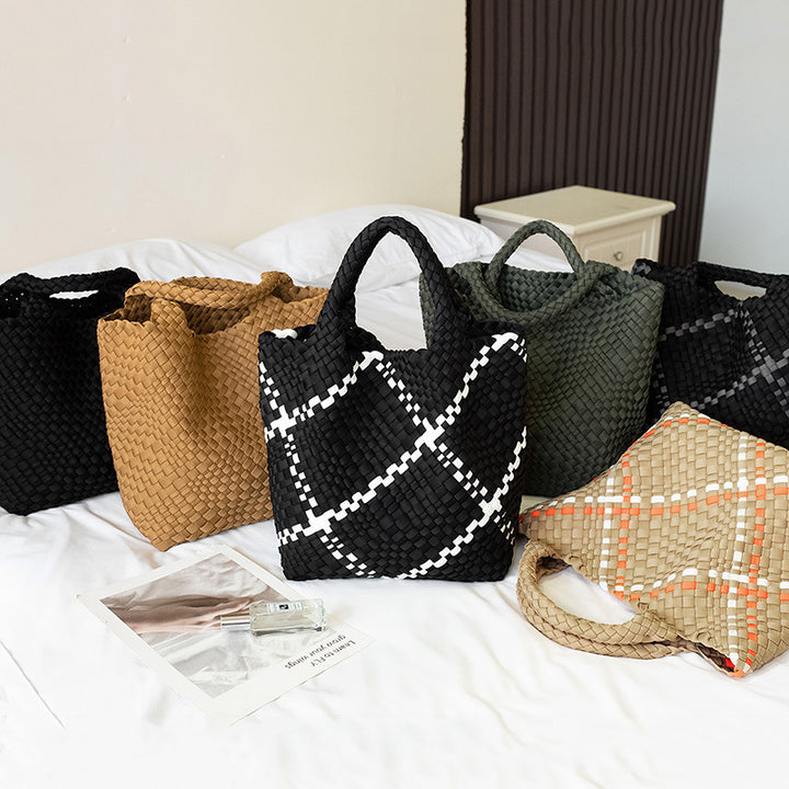 Braided Handbag with Removable Clutch Stornfield