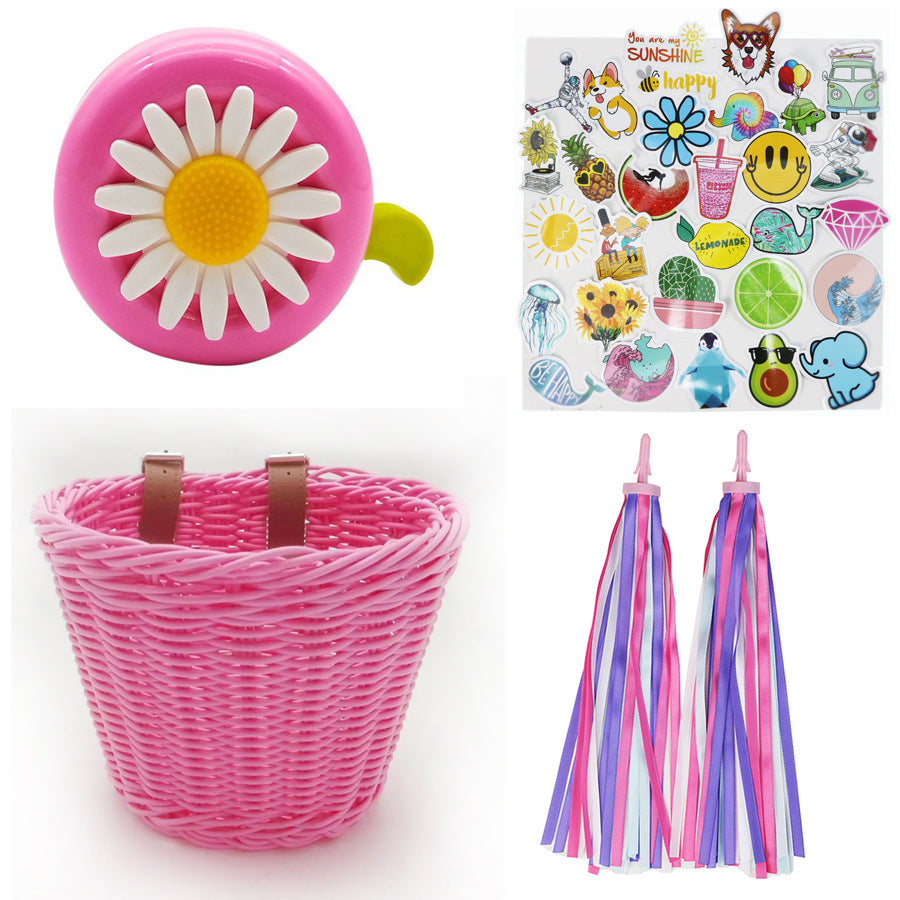 Decorative Woven Bike Basket Stornfield