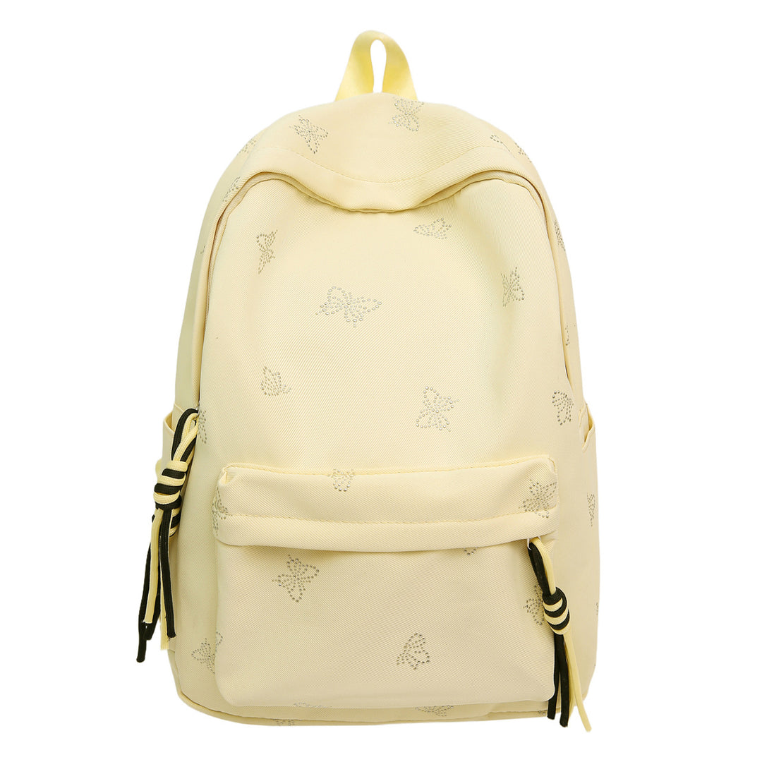 Butterfly Emblem Decorated Backpack Stornfield