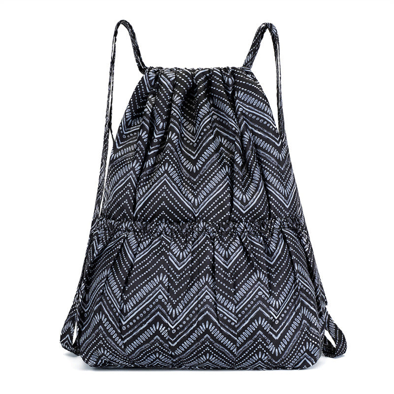 Floral Print Drawstring Backpack Stornfield