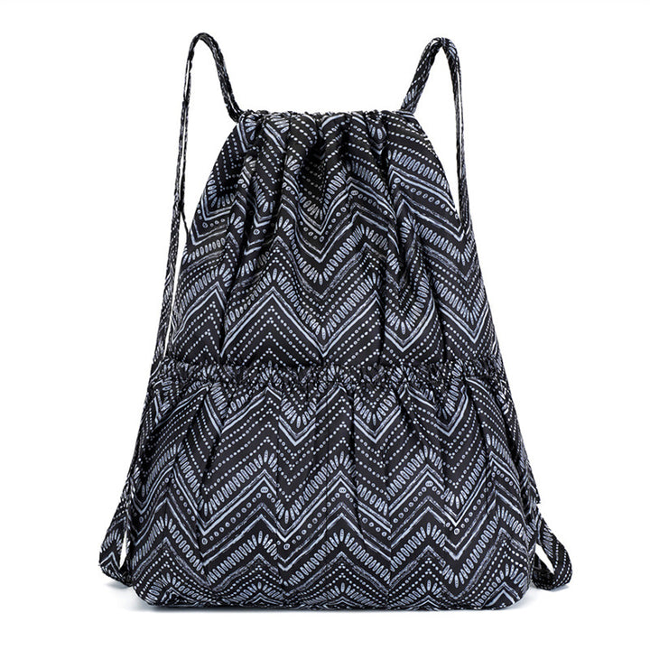 Floral Print Drawstring Backpack Stornfield