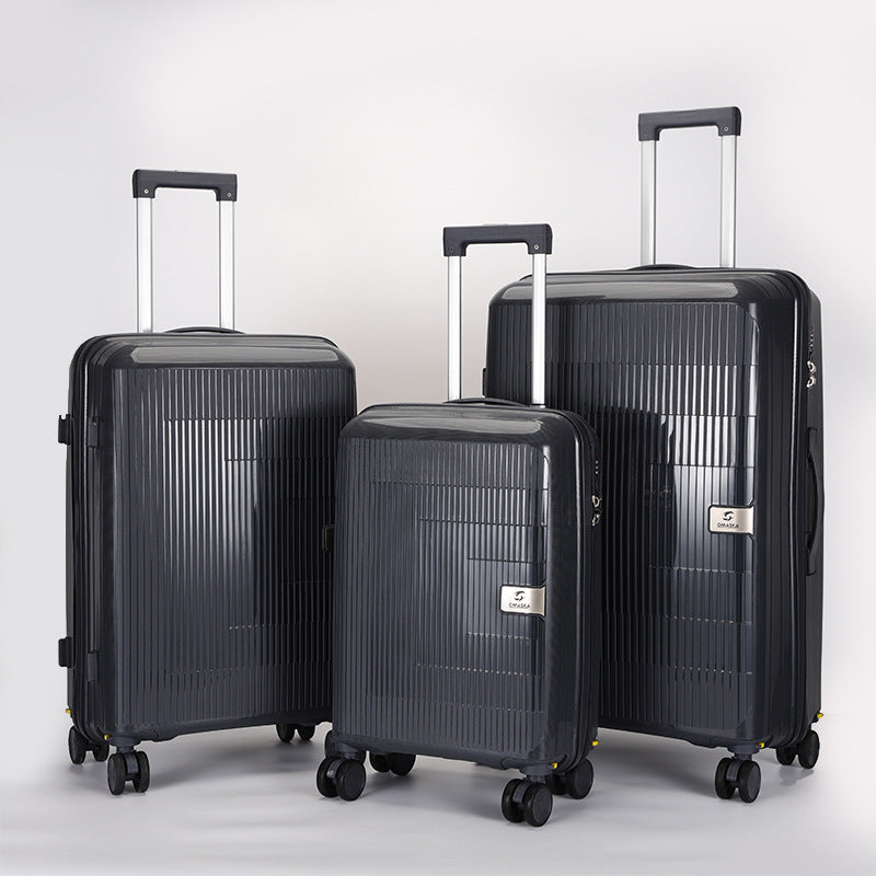 multi-size hardshell spinner luggage set with telescopic handles and double-spinner wheels Stornfield