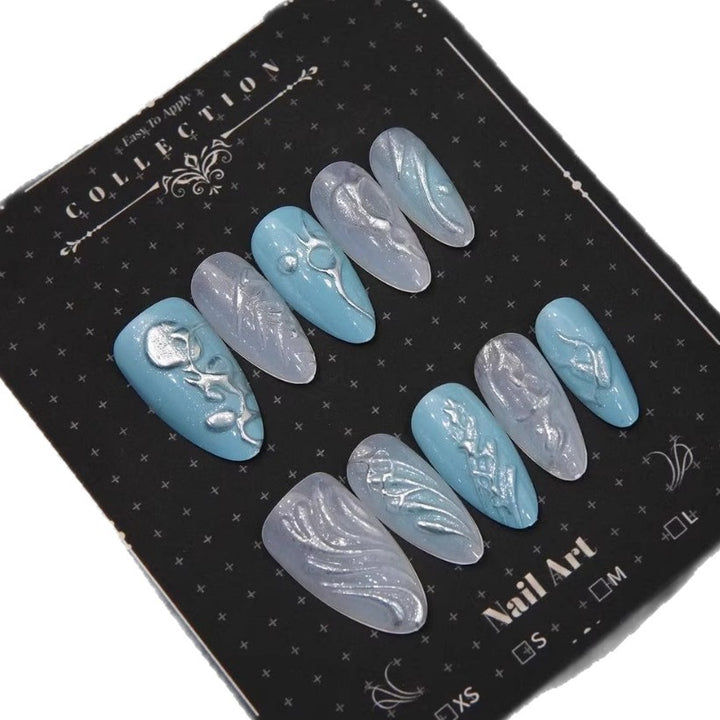 Artistic Press-On Nail Designs