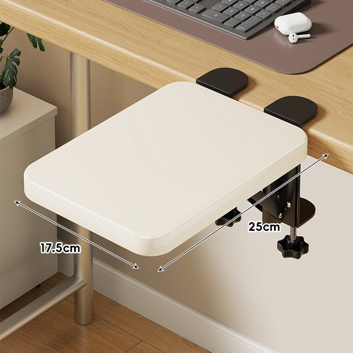 Extra-Wide Low-Profile Under-Desk Slide-Out Keyboard and Mouse Platform