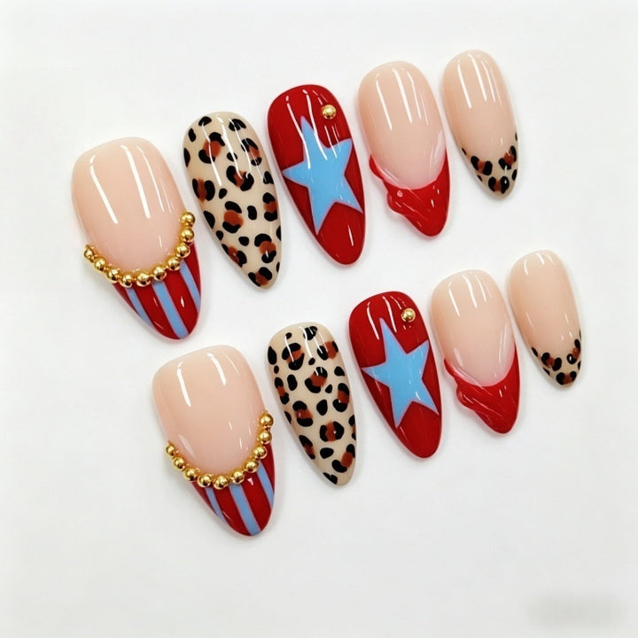 Artistic Nail Tips in Retro Style Stornfield