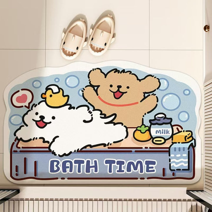 Cartoon Bath Mat Stornfield