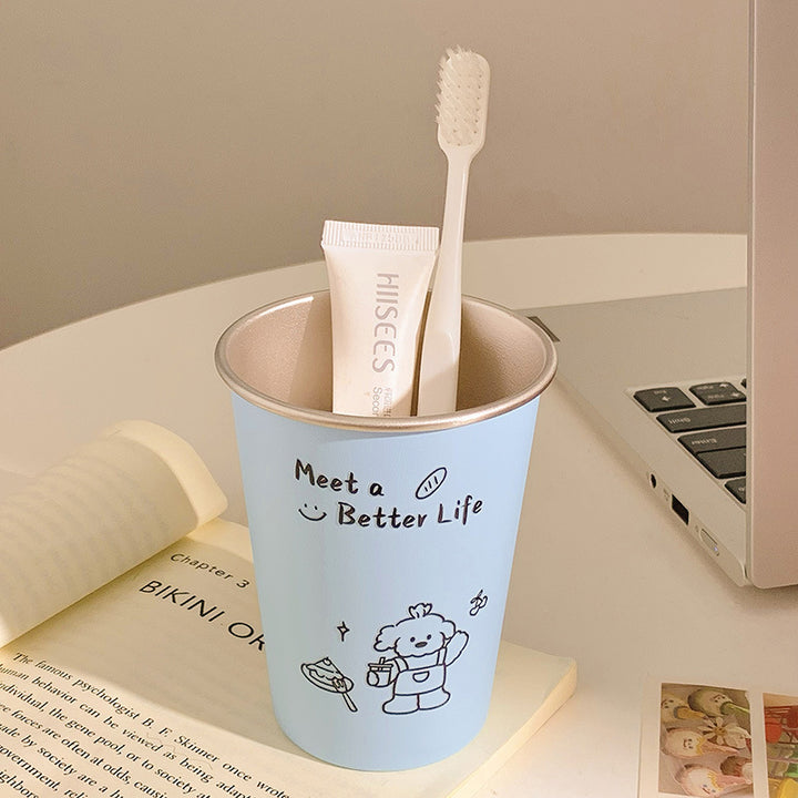 Ceramic mug with cheerful character design Stornfield