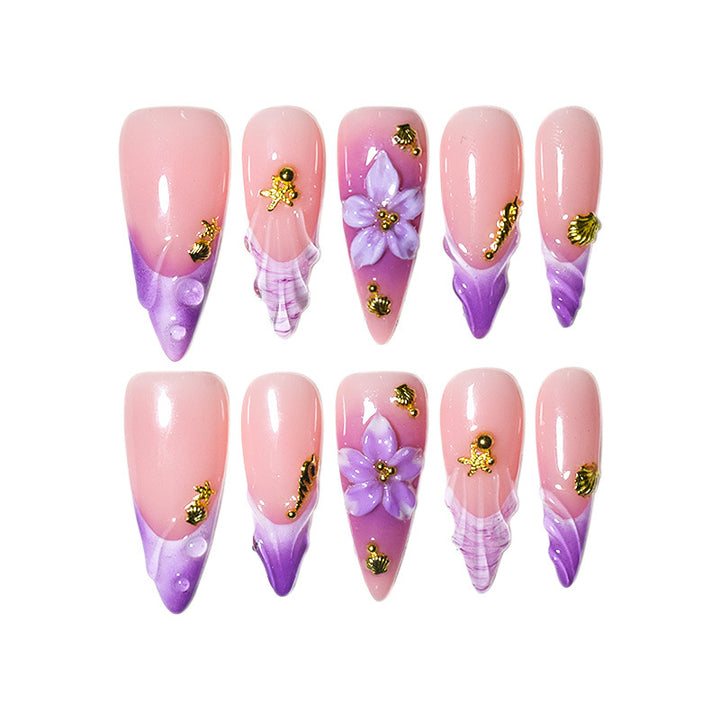 Floral 3D Nail Art Extensions Stornfield
