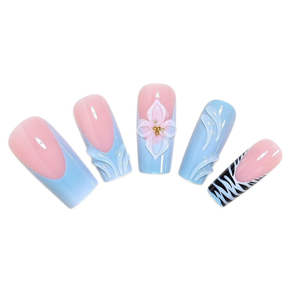 Decorative Long Press-On Nail Art Stornfield