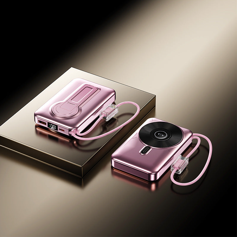 Portable power bank with integrated charging port and LCD display Stornfield