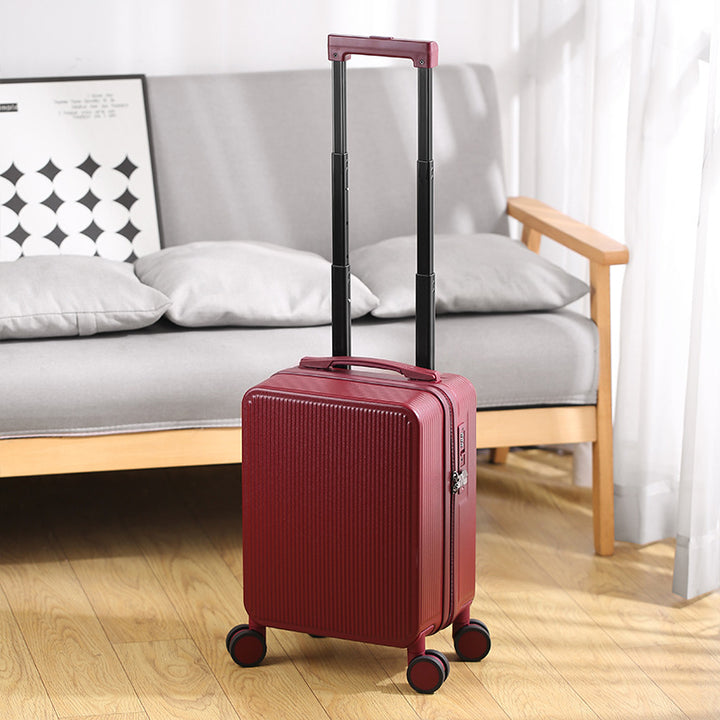 Unisex Compact Ribbed Hard Shell Carry-On Luggage Stornfield