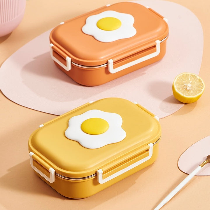 Premium Stainless Steel Multi-Compartment Lunch Box