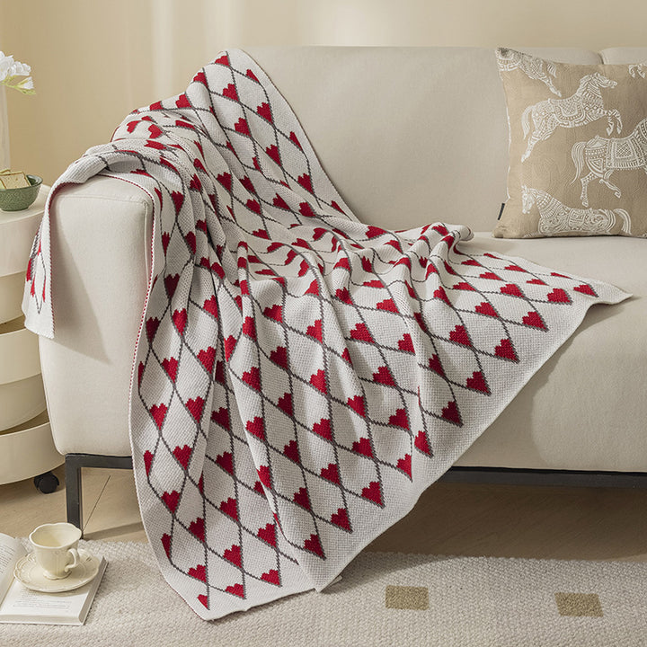 Home Decor Cozy Knit Throw Blanket