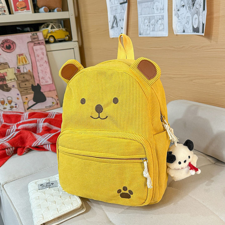 Backpack with Cute Bear Design and Practical Compartments Stornfield