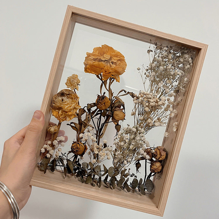 Floral Shadow Box Display for Home Decor