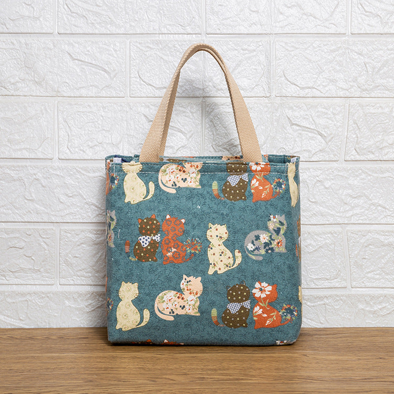 Cute Cat Print Tote Bag Stornfield