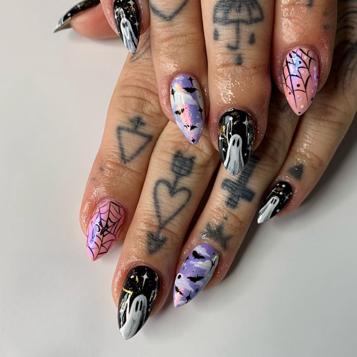 Creative Halloween Nail Art Design Stornfield