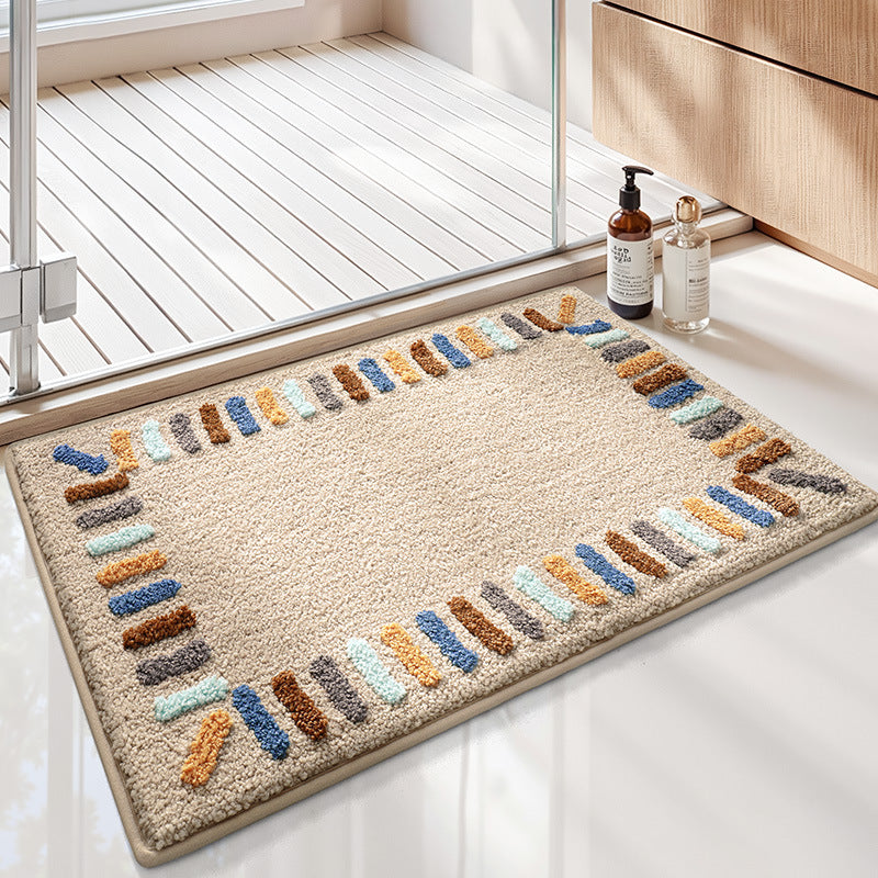 Playful UFO-Themed Bathroom Rug
