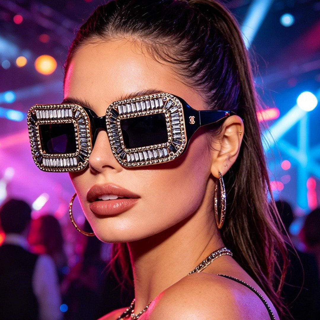 Women's designer sunglasses with extravagant stud embellishments Stornfield