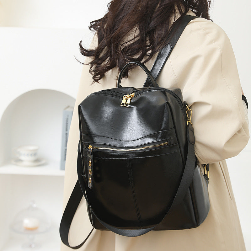 Premium Leather Multi-Functional Backpack Stornfield