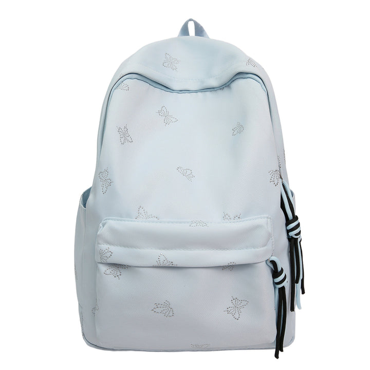Butterfly Emblem Decorated Backpack Stornfield