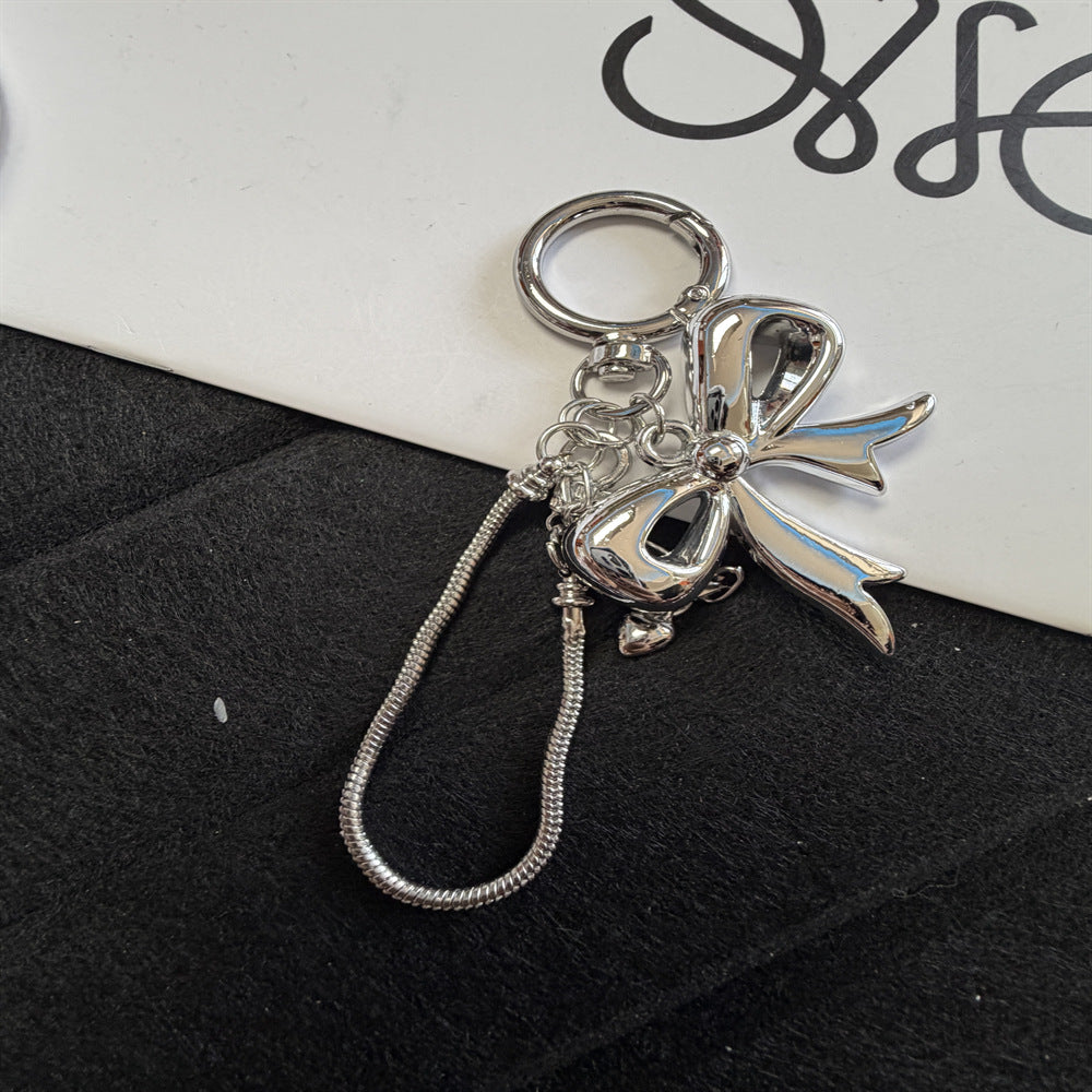 Elegant Bow Charm Keychain Stornfield