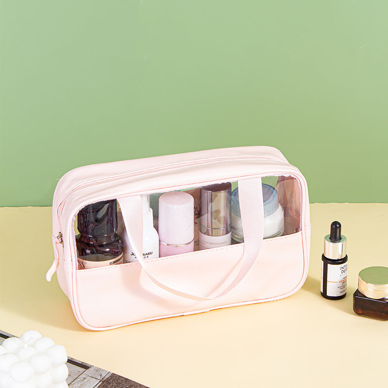 Cosmetic bag with transparent compartments Stornfield