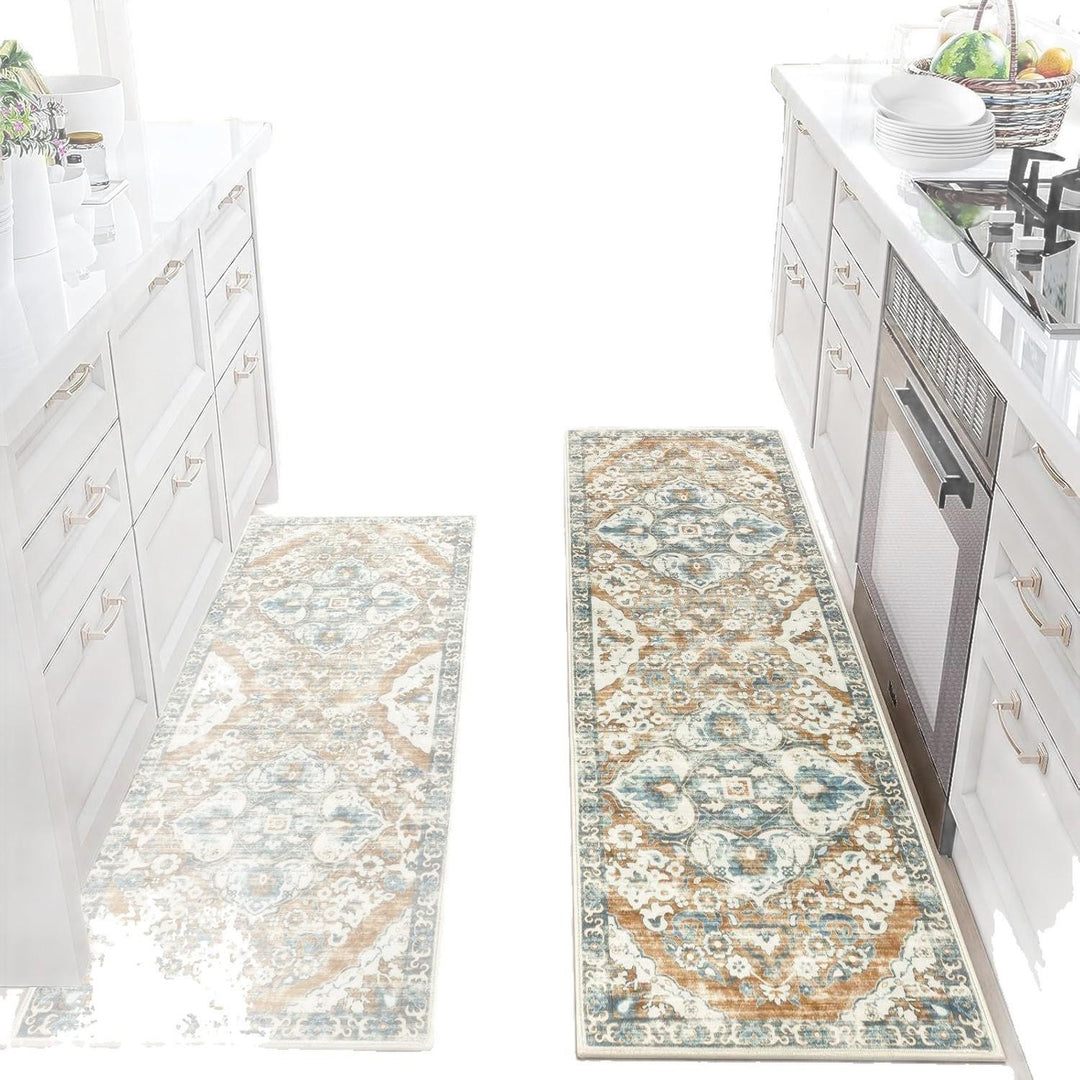 Luxurious Vintage-Inspired Kitchen Runner Mat Stornfield