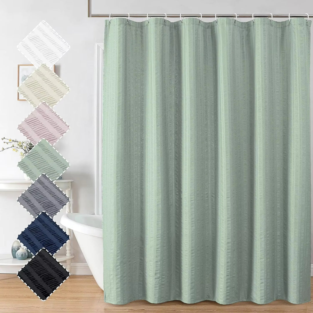 Premium Textured Shower Curtain Stornfield