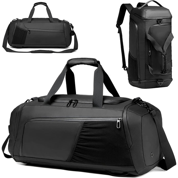 Multi-Compartment Travel Sports Duffel Bag Stornfield