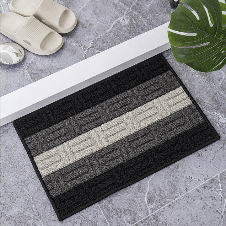 Geometric Pattern Bath Mat