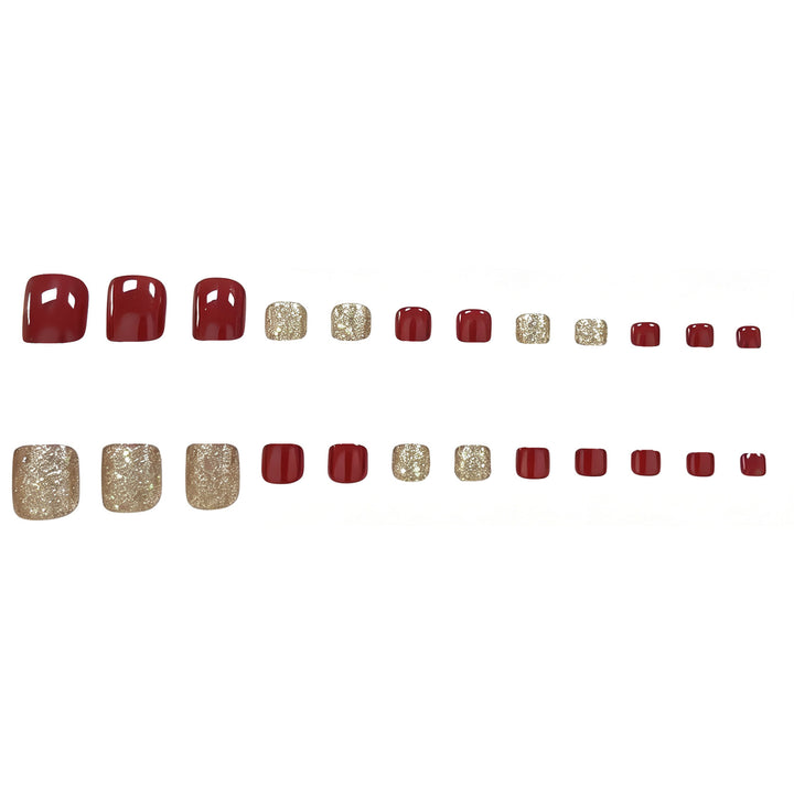 Glamorous Pedicure Nail Art Stornfield