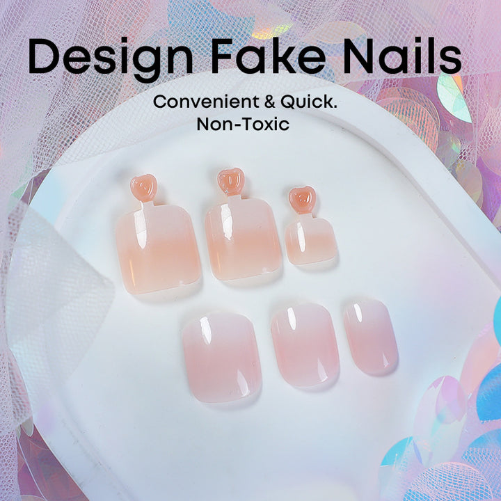 Artificial nail set with elegant shapes and smooth finish Stornfield