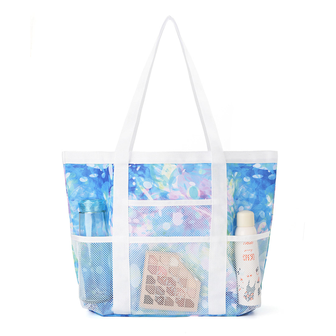 Spacious beach bag with breathable mesh design Stornfield