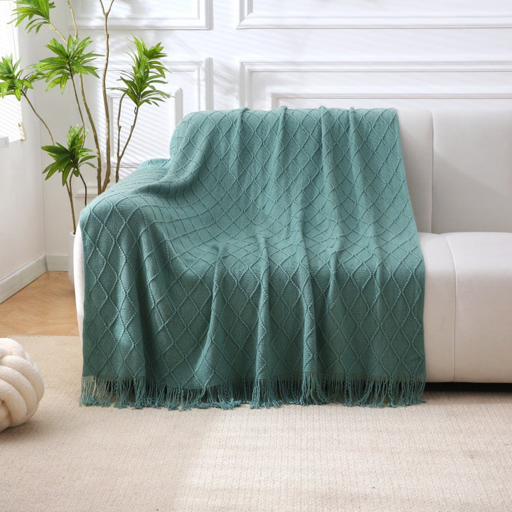 Cozy Knitted Throw