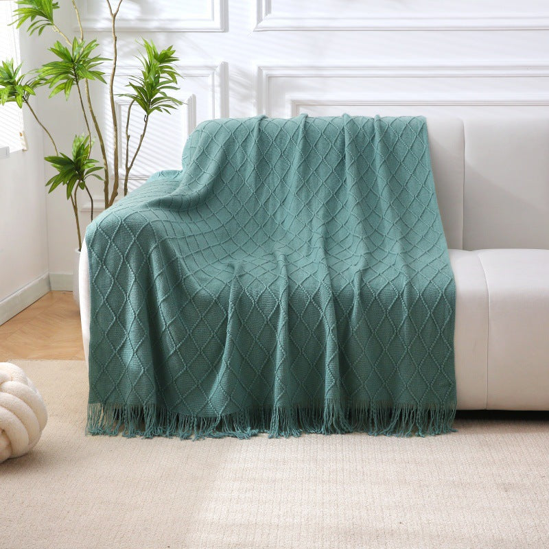 Cozy Knitted Blanket