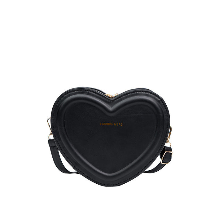 Heart-Shaped Crossbody Handbag