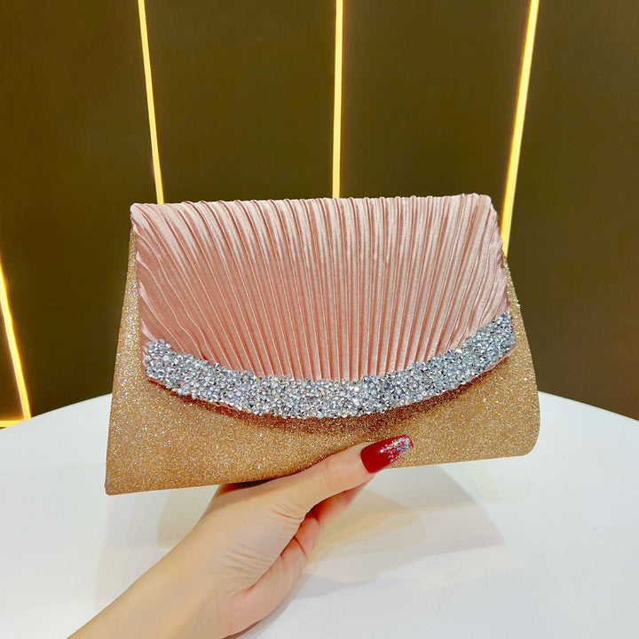 Elegant Pleated Evening Clutch