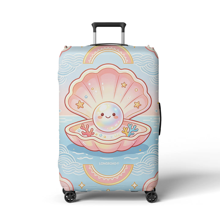 Women's suitcase cover with cheerful Stornfield  motif