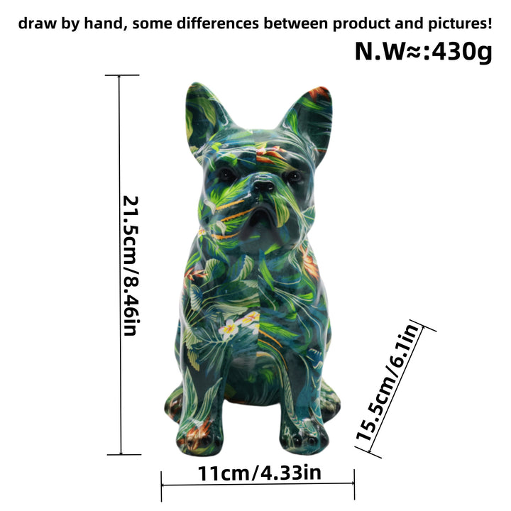 Artistically designed bulldog figure Stornfield