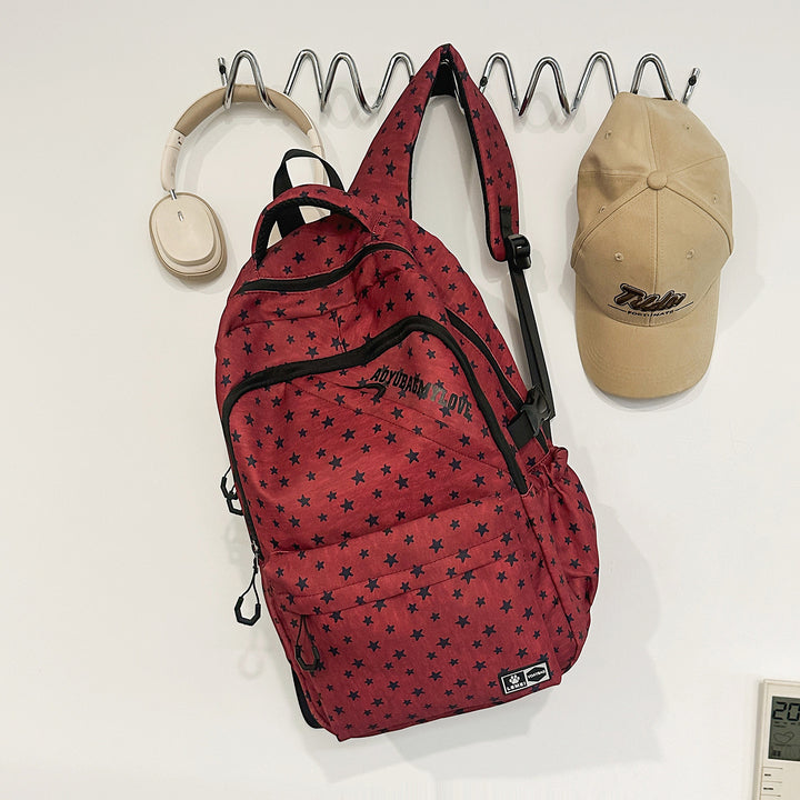 Star-Patterned Adventure Backpack Stornfield