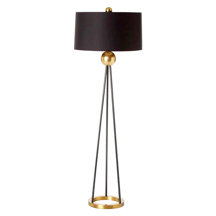 Contemporary Tripod Floor Lamp with Elegant Shade