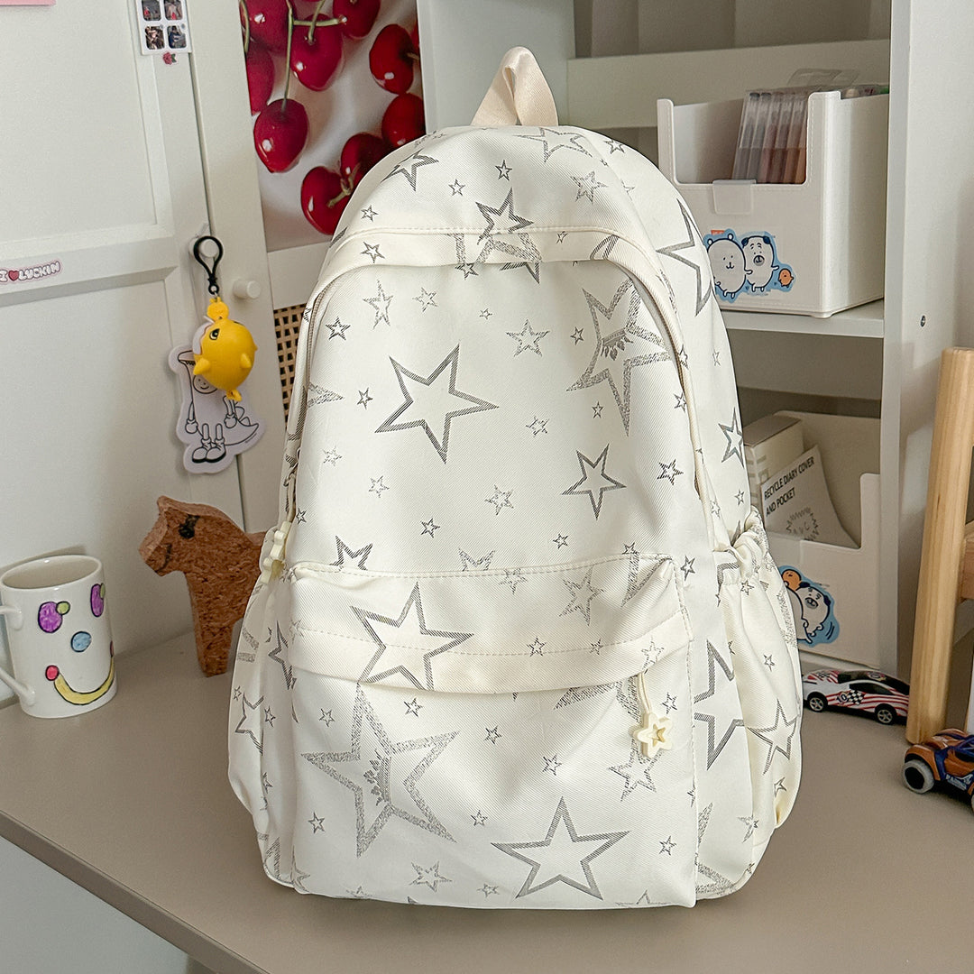 Casual Star-Embellished Backpack Stornfield 1791205374