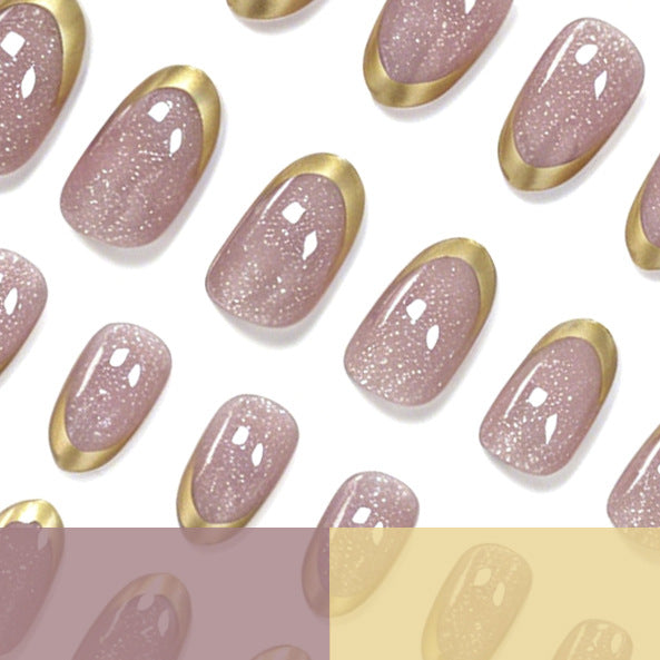 Elegant Glossy Nail Art Extensions Stornfield