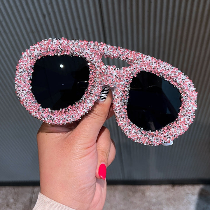 Women's Glittering Glamour Sunglasses with Unique Crystal Frame Stornfield