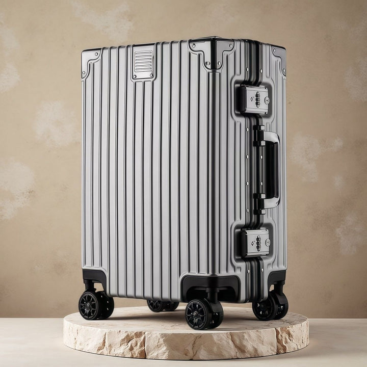 Hard Shell Trolley With Double Safety Lock And Silent 360-Degree Wheels Stornfield