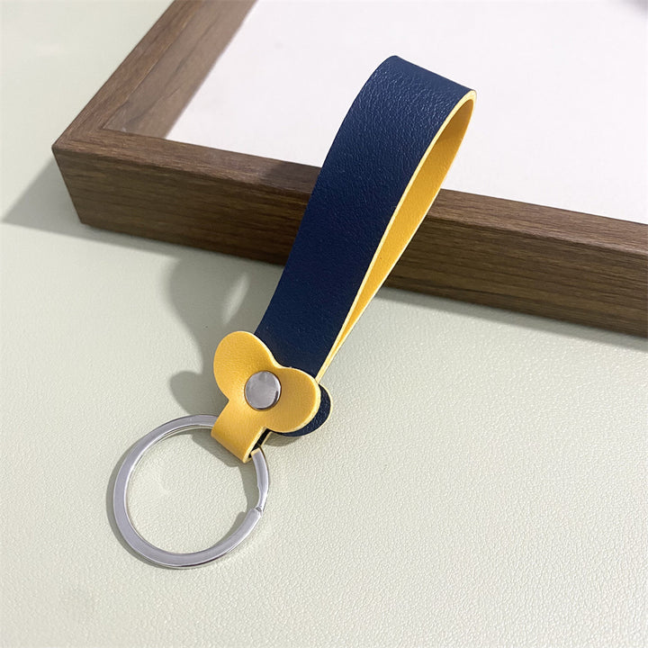 Floral Leather Keyring Stornfield
