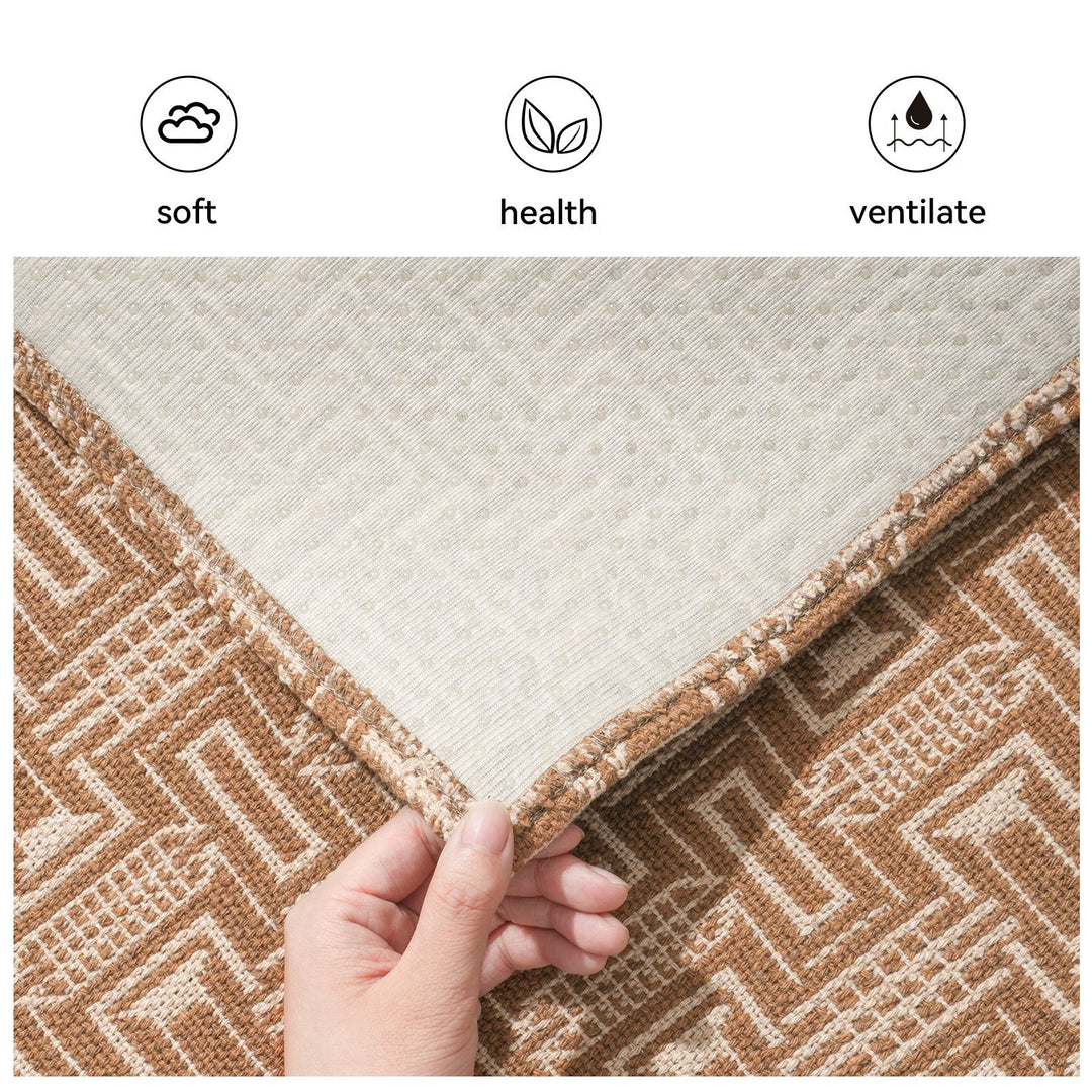 Geometric Pattern Kitchen Runner Mat