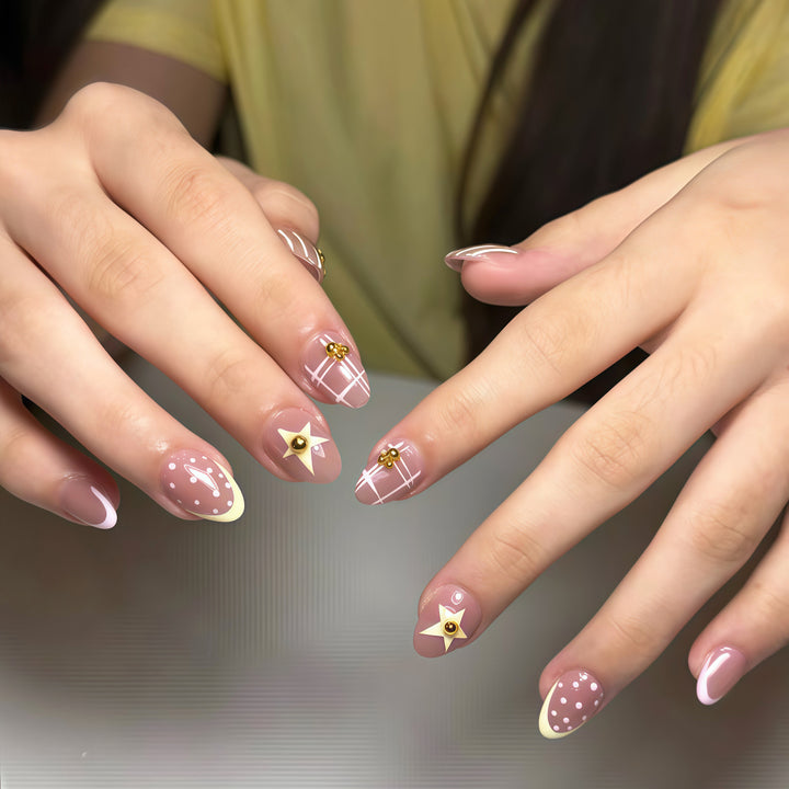 Decorative Nail Art Press-On Set 1790746018