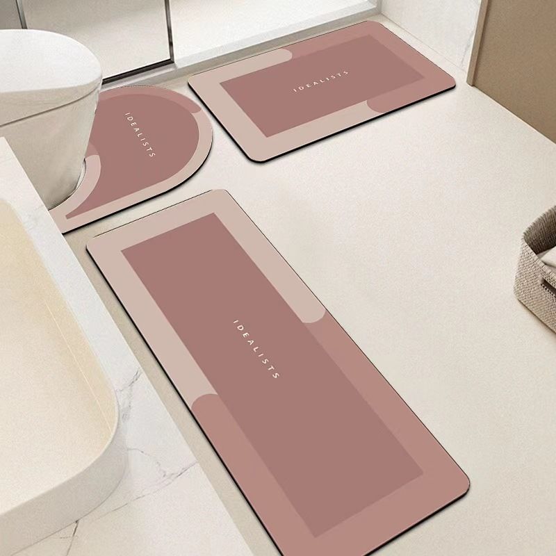 Modern Minimalist Bathroom Mat Set Stornfield